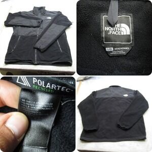 The North Face Jacket Mens Large Black‎ Pockets Polartec Denali Fleece Full Zip